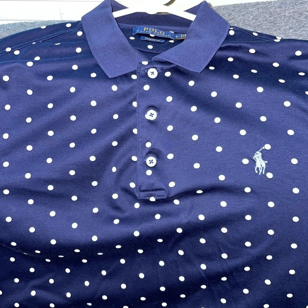 Mens Ralph Lauren polo short sleeve shirt size Large